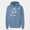 Garment Dyed Lightweight Fleece Hooded Sweatshirt Thumbnail